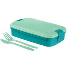 CURVER Lunch & Go uzsonnás doboz villával és késsel - kék uzsonnás doboz