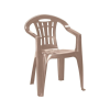 CURVER Mallorca műanyag kerti szék cappuccino színben