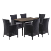 CURVER Nadia 6+1 kerti bútor garnitúra szett dió-grafit