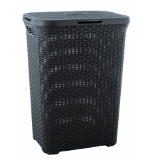 Curver Natural Style 60L szennyeskosár sötét bútor