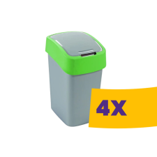 CURVER Pacific Flip Bin billenőfedeles szelektív hulladékgyűjtő szemetes Zöld 25L (Karton - 4 db) szemetes