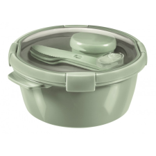 CURVER Smart Eco 1,6L Műanyag ételtároló evőeszközzel - Zöld (3253920921154) uzsonnás doboz