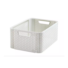 CURVER Style "M" méretű rattan kosár 18L krém (205845) bútor
