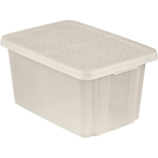 CURVER Tárolódoboz, tetővel, 45 l, áttetsző, CURVER "Essentials" bútor