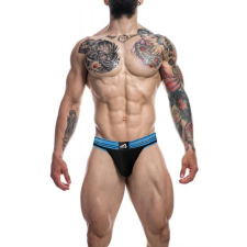 Cut4Men Rugby Jockstrap - szexi férfi alsó (kék-fekete) boxer, férfi alsó