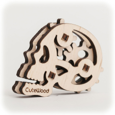 CuteWood fa játék 3D koponya fajáték