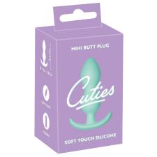 Cuties Mini Butt Plug - szilikon anál dildó - menta (2,3cm) anál