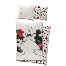 CX MICKEY EGÉR szerelem ágynemű Ágyneműgarnitúra 100% pamut 140x200 + 65x65 lakástextília