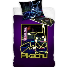 CX POKÉMON Pikachu NEON őrület ágynemű 100% pamut 140x200 + 70x90 lakástextília