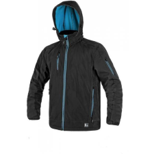 CXS Durham Softshell Kabát Fekete/Kék - XL munkaruha