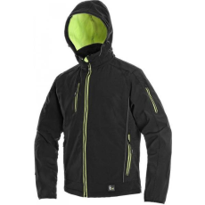 CXS Durham Softshell Kabát Fekete/Sárga - XL