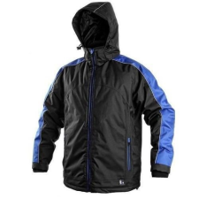 CXS Férfi béléses dzseki, fekete-kék, méret: XL% férfi kabát, dzseki
