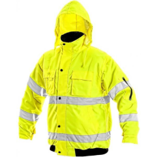 CXS Leeds 2in1 Téli Láthatósági Kabát HV Sárga - 3XL
