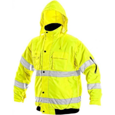 CXS Leeds 2in1 Téli Láthatósági Kabát HV Sárga - L