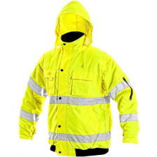 CXS Leeds 2in1 Téli Láthatósági Kabát HV Sárga - XL láthatósági ruházat