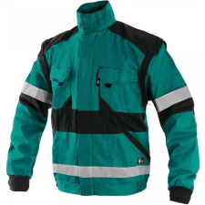 CXS Luxy Bright Fényvisszaverő Munkáskabát Zöld/Fekete - 56 munkaruha