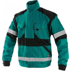 CXS Luxy Bright Fényvisszaverő Munkáskabát Zöld/Fekete - 60