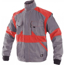CXS Luxy Eda Munkáskabát Szürke/Piros - 48 munkaruha
