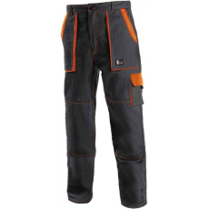 CXS Luxy Josef Derekas Munkásnadrág Fekete/Narancssárgasárga - 54