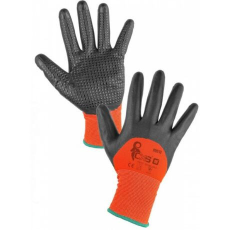  CXS Misti PVC pöttyös, nitrilbe mártott kesztyű