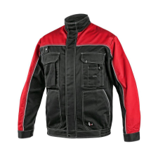 CXS OTAKAR Winter munkáskabát fekete / piros munkaruha