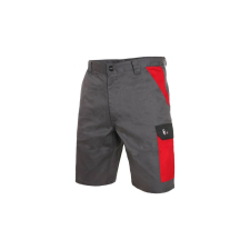 CXS Phoenix Zefyros rövid munkásnadrág Szürke/Piros - 58 munkaruha