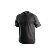 CXS rövid ujjú férfi póló, fekete, méret: XL