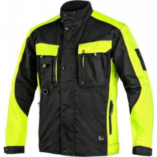 CXS Sirius Brighton Munkáskabát - 56, Fekete/Sárga (1180-CNZLBL / 56) munkaruha