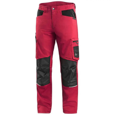 CXS Solis Rugalmas Munkásnadrág Piros/Fekete - 62 munkaruha
