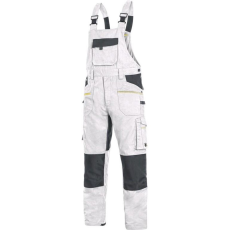 CXS Stretch Kantáros Munkásnadrág Fehér/Szürke - 56