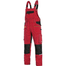 CXS Stretch Kantáros Munkásnadrág Piros/Fekete - 60 munkaruha
