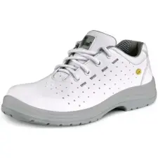  CXS White Linden O1 ESD perforált félcipő munkavédelmi cipő