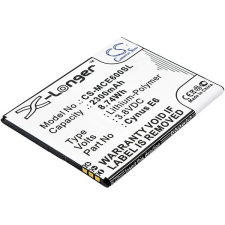 Cynus E6 Telefon akkumulátor 2300 mAh mobiltelefon akkumulátor