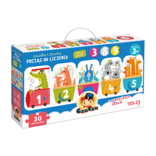 CZUCZU Lyukas puzzle Számolós vonat - 30 darabos maxi puzzle (0753) puzzle, kirakós