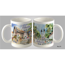  CZW.bög-TIH01 Porcelánbögre, Tihany bögrék, csészék