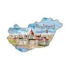CZW.orszmágn-BU25 Hűtőmágnes,országforma, Budapest hűtőmágnes