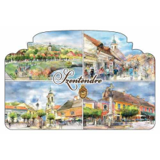 Czworka Hűtőmágnes,ablakforma, Szentendre hűtőmágnes