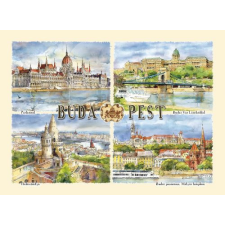 Czworka Képeslap B6, Budapest képeslap