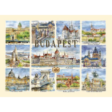 Czworka Képeslap B6, Budapest képeslap