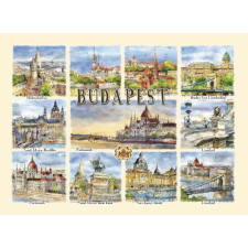 Czworka Képeslap B6, Budapest képeslap