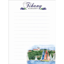 Czworka Mágneses jegyzettömb 87x112mm, 48 oldal, Tihany jegyzettömb