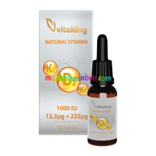  D3+K2+K1-vitamin CSEPPEK - 10ml - Vitaking vitamin és táplálékkiegészítő