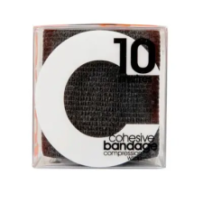  d3 Rugalmas öntapadó bandázs (fekete) 7,5cm x 10m gyógyászati segédeszköz