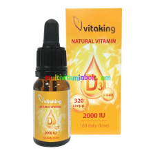  D3-Vitamin 2000NE cseppek 10ml - Vitaking vitamin és táplálékkiegészítő