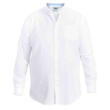 D555 férfi ing RICHARD oversize, Fehér 5XL férfi ing