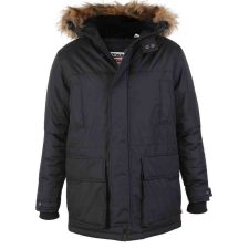 D555 férfi kabát LOVETT téli parka oversize kabát, Fekete 4XL férfi kabát, dzseki
