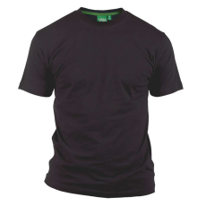  D555 T-shirt FLYERS túlméretezett, Fekete 7XL