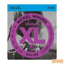  D&amp;#039;Addario EXL120 húrgarnitúra elektromos gitárhoz gitár kiegészítő