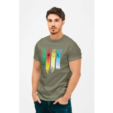 D&B Férfi/Unisex Póló AN00002 TheLastAirbender Katonai zöld-Méret 3XL férfi póló