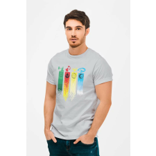  D&amp;B Férfi/Unisex Póló AN00002 TheLastAirbender Szürke-Méret S férfi póló